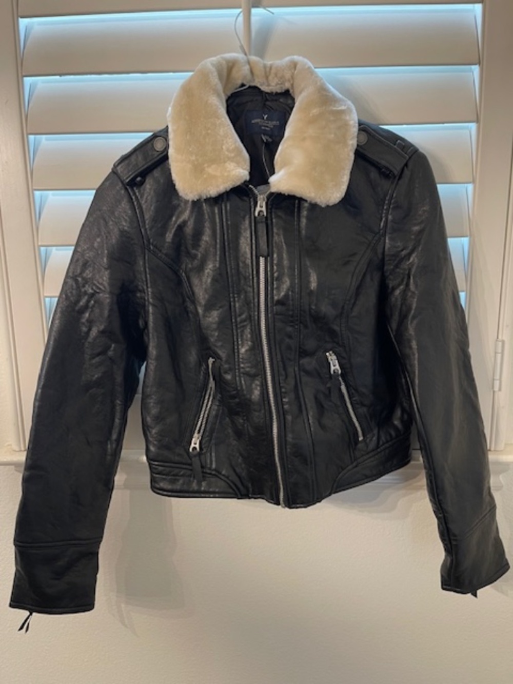 American Eagle Outfitters Youth Medium Motorcycle/Bomber Jacket-NEW w/Tags